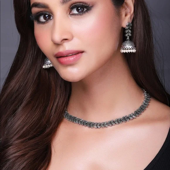 Rubans oxidised jewellery set - Picture 1 of 5